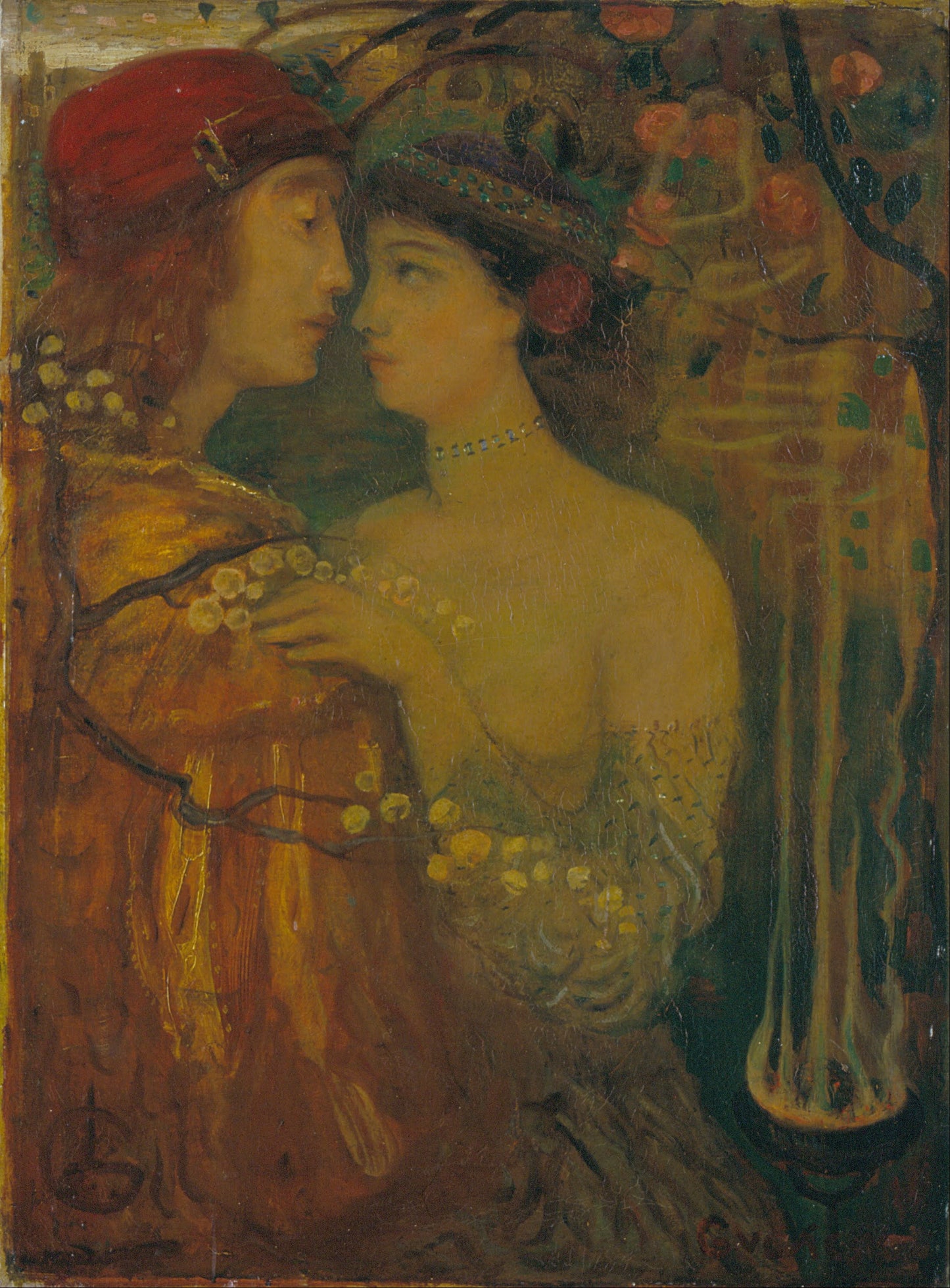 {{ product_title }} Fine Art Print | {{ product_vendor }} Jakero77 Lajos Gulácsy - The Garden of the Magician (1906-07) Fine Art Print Art Print Jakero77