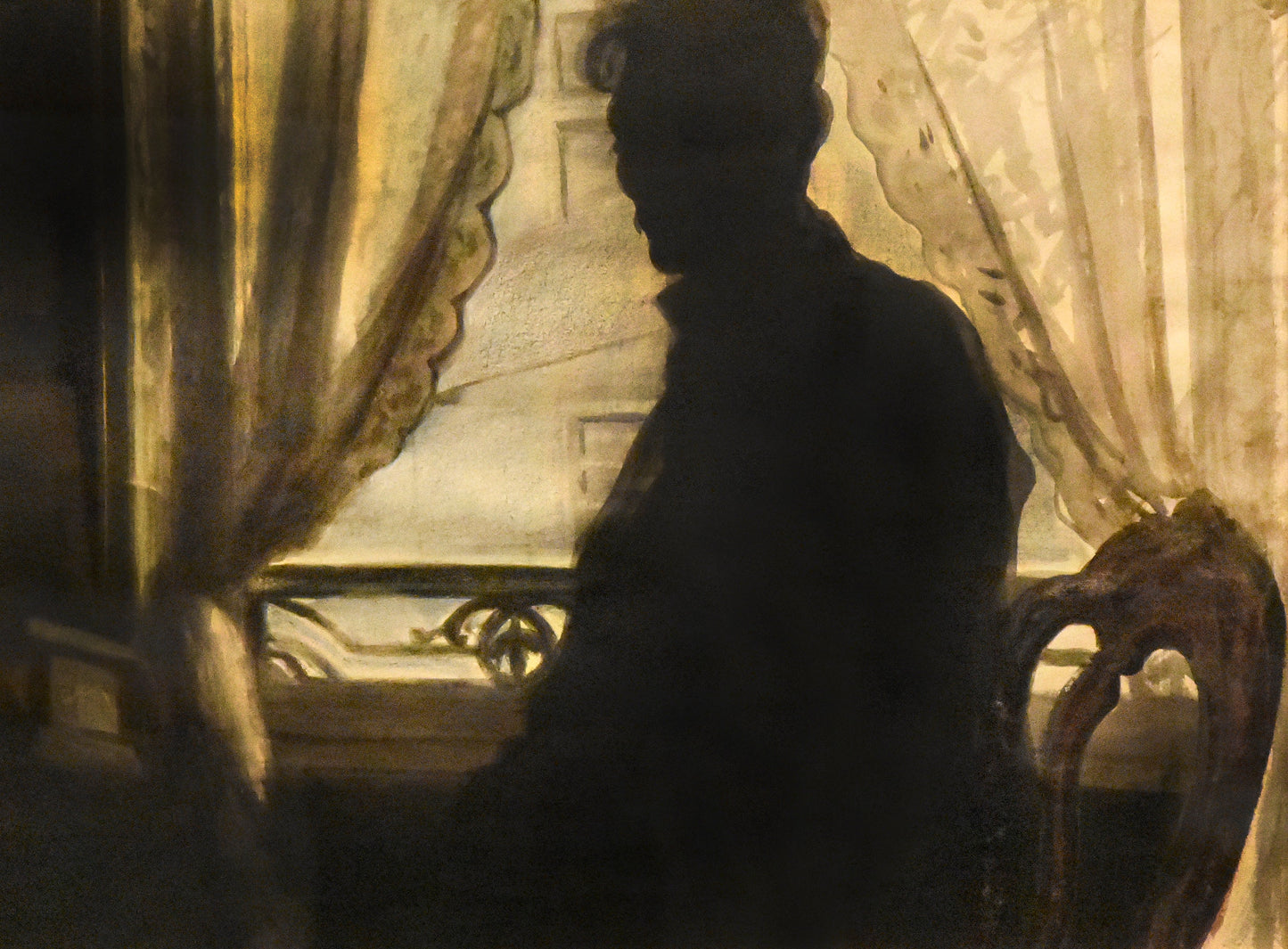 {{ product_title }} Fine Art Print | {{ product_vendor }} Jakero77 Leon Spilliaert - Silhouette of the Painter (1907) Fine Art Print Art Print Jakero77