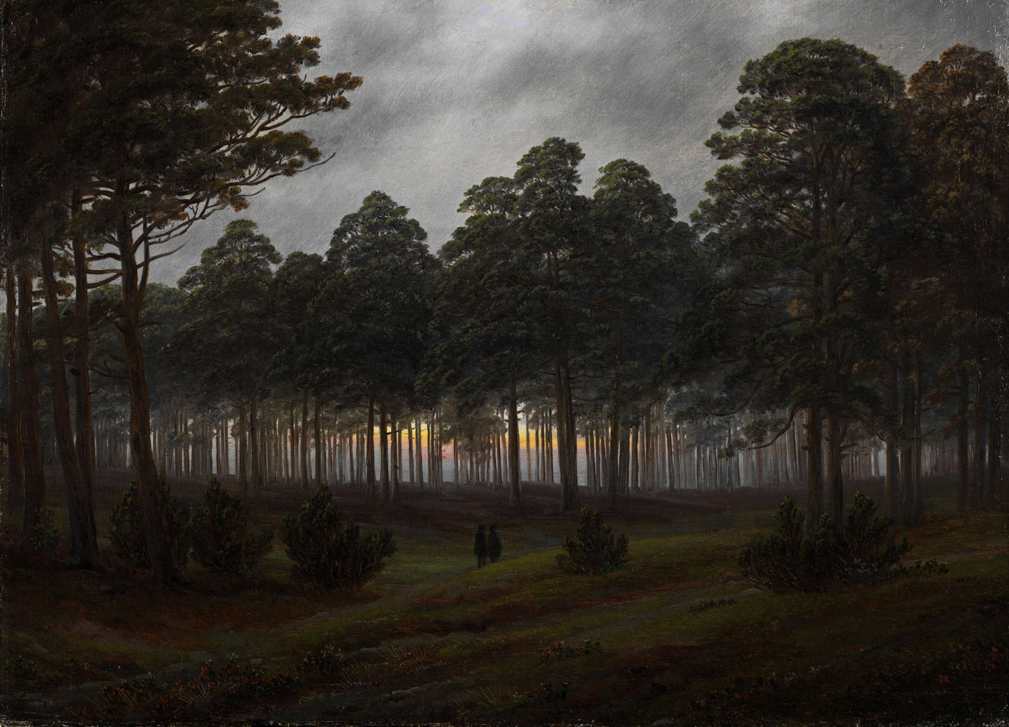 {{ product_title }} Fine Art Print | {{ product_vendor }} Jakero77 Caspar David Friedrich - The Times of Day: Evening (1821-22) Fine Art Print Art Print Jakero77
