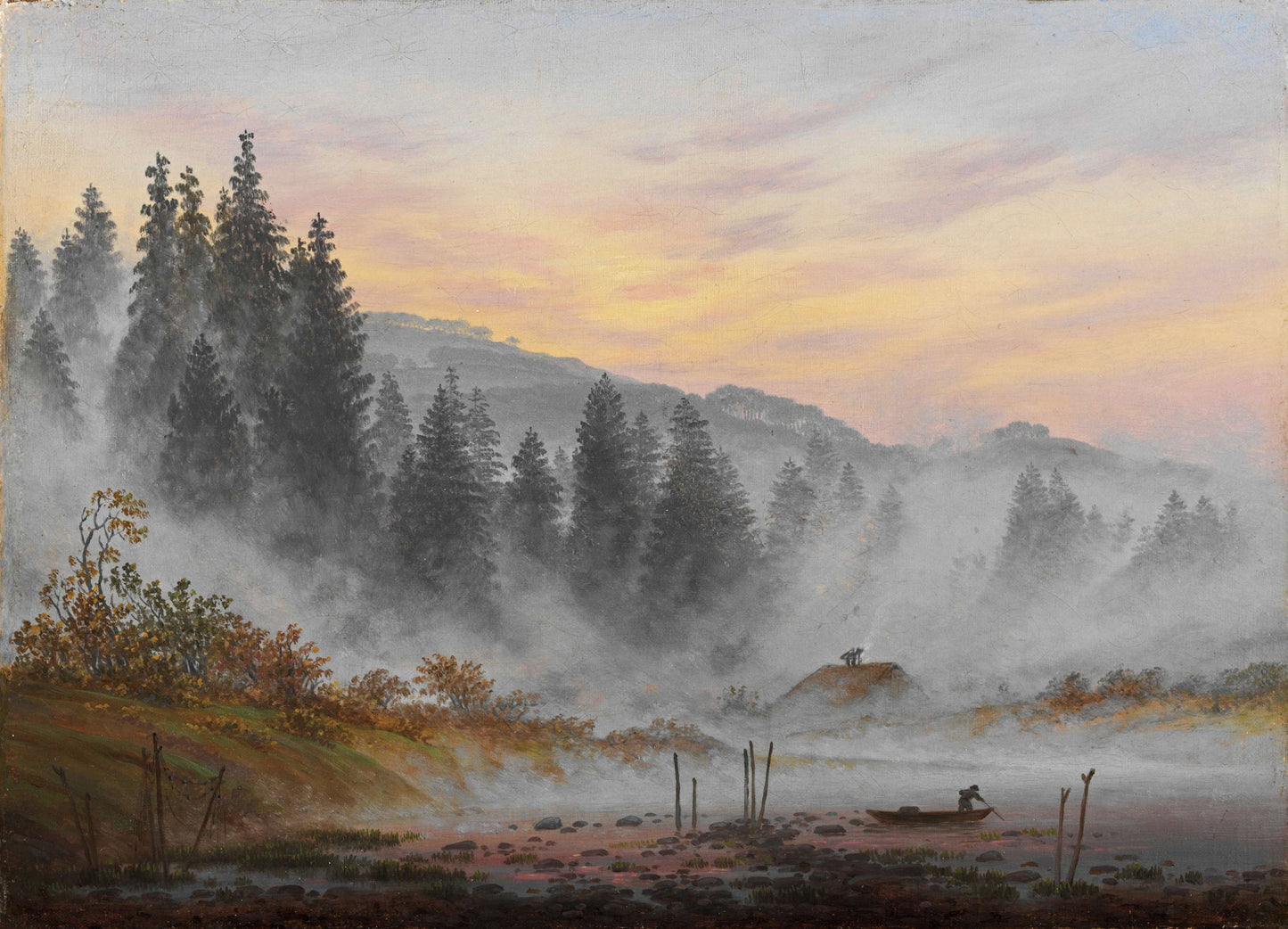 {{ product_title }} Fine Art Print | {{ product_vendor }} Jakero77 Caspar David Friedrich - The Times of Day: Morning (1821-22) Fine Art Print Art Print Jakero77