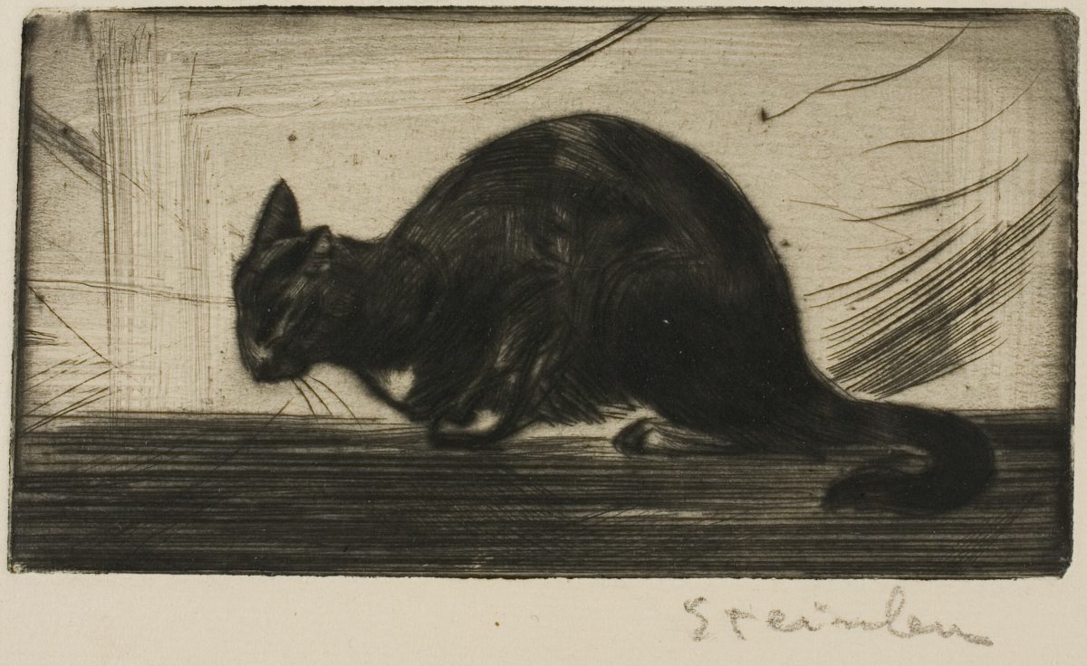 {{ product_title }} Fine Art Print | {{ product_vendor }} Jakero77 Théophile-Alexandre Steinlen - Cat Arching its Back (1898) Fine Art Print Art Print Jakero77