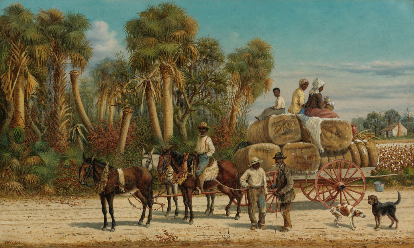 {{ product_title }} Fine Art Print | {{ product_vendor }} Jakero77 William Aiken Walker - The Cotton Wagon (circa 1880s) Fine Art Print Art Print Jakero77