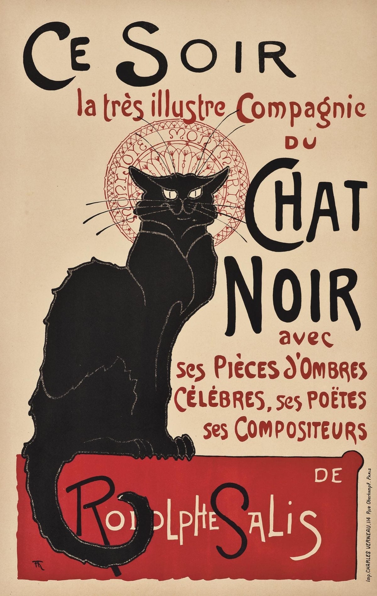 {{ product_title }} Fine Art Print | {{ product_vendor }} Jakero77 Theophile Alexandre Steinlen - Ce Soir du Chat Noir (1920) Fine Art Print Art Print Jakero77