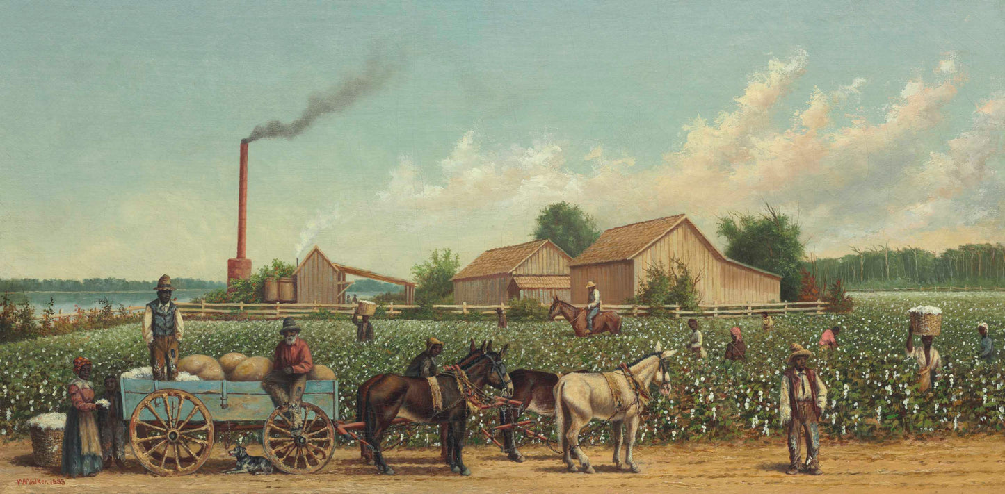 {{ product_title }} Fine Art Print | {{ product_vendor }} Jakero77 William Aiken Walker - Plantation Wagon Scene (1883) Fine Art Print Art Print Jakero77