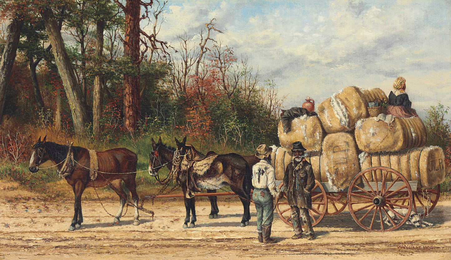 {{ product_title }} Fine Art Print | {{ product_vendor }} Jakero77 William Aiken Walker - The Cotton Wagon (1888) Fine Art Print Art Print Jakero77