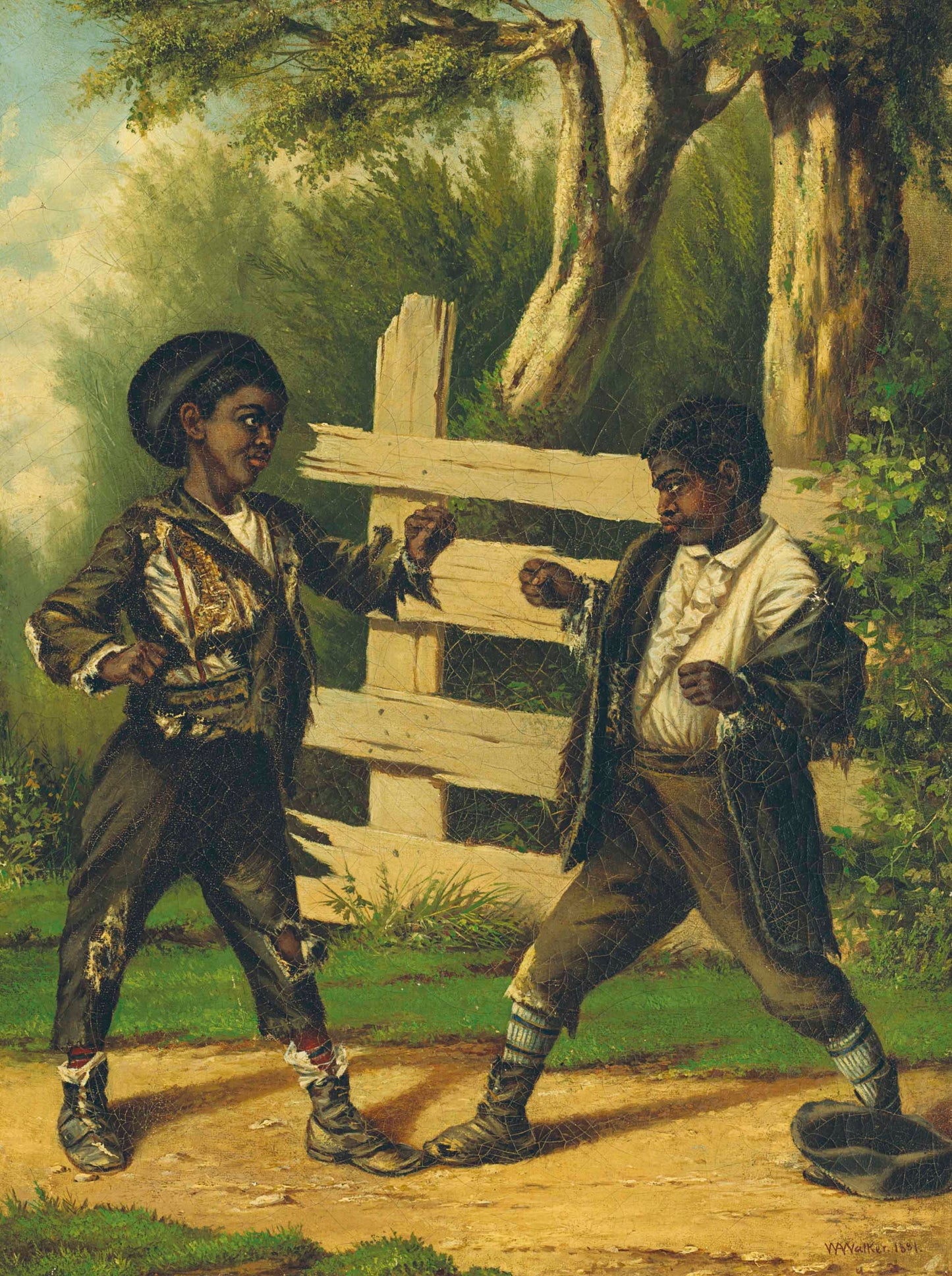 {{ product_title }} Fine Art Print | {{ product_vendor }} Jakero77 William Aiken Walker - Ruffles and Rags (1881) Fine Art Print Art Print Jakero77