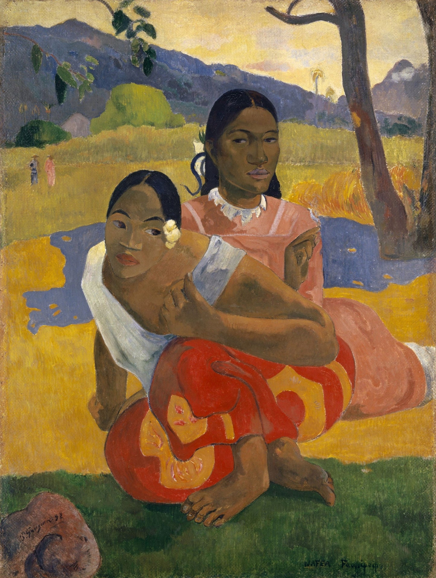 {{ product_title }} Fine Art Print | {{ product_vendor }} Jakero77 Paul Gauguin - When Will You Marry? (1892) Tahitian Fine Art Print Art Print Jakero77