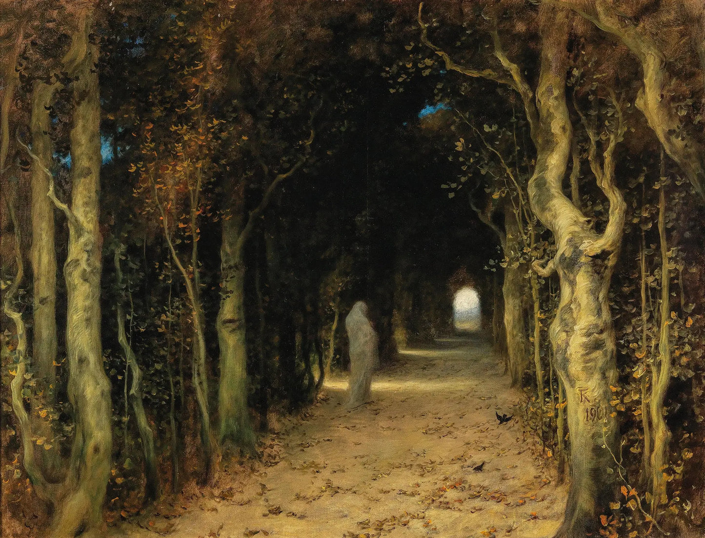 {{ product_title }} Fine Art Print | {{ product_vendor }} Jakero77 Ferdinand Keller - Lady Absinth; Arcade Avenue of Sighs (1901) Fine Art Print Art Print Jakero77