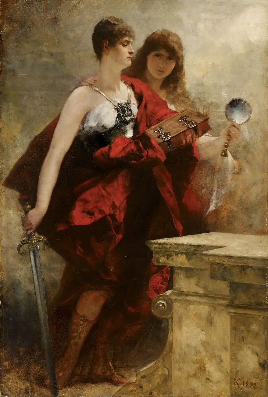 {{ product_title }} Fine Art Print | {{ product_vendor }} Jakero77 Ferdinand Keller - Study Apotheosis of Kaiser Wilhelm I (1888) Fine Art Print Art Print Jakero77