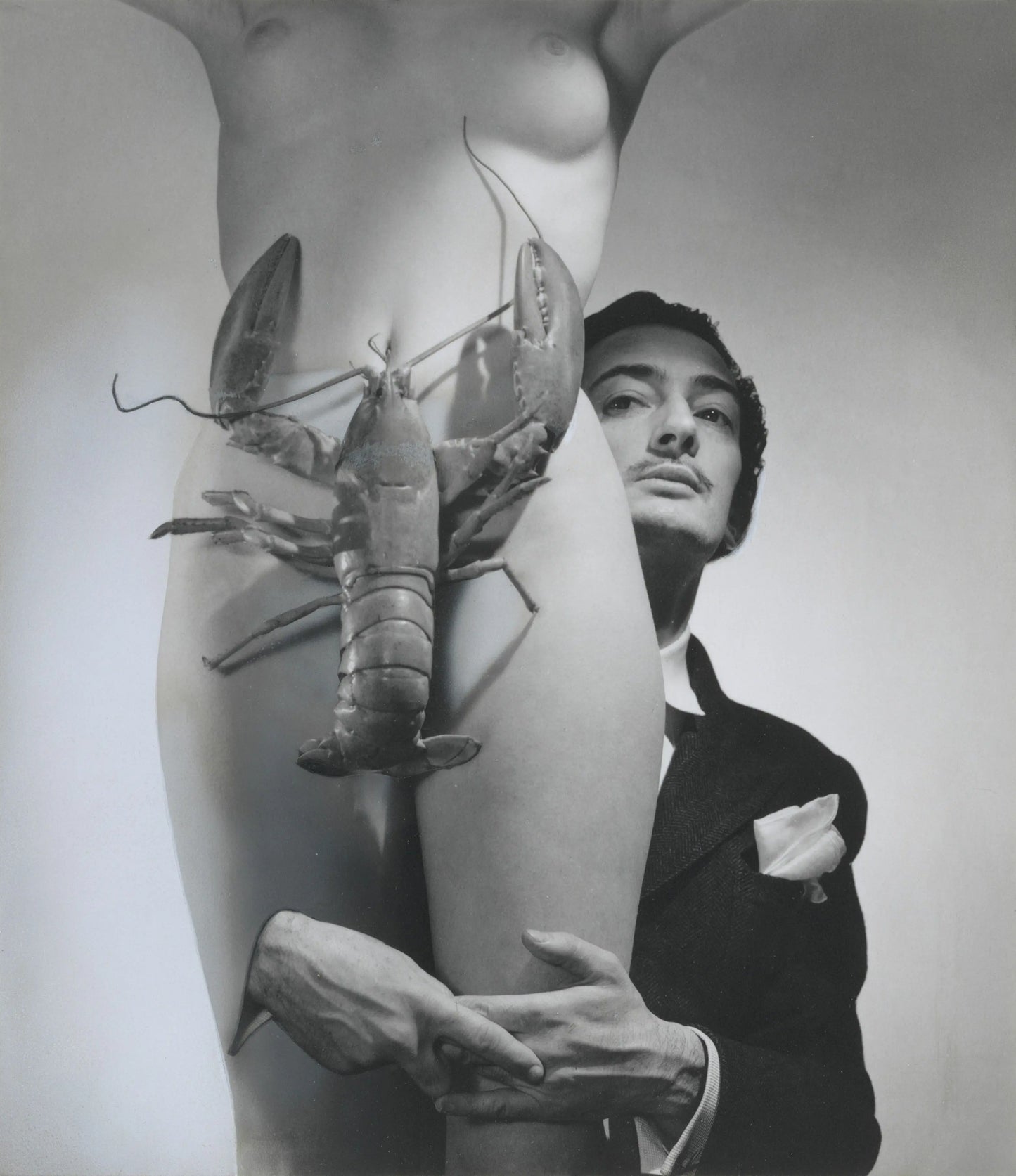 {{ product_title }} Fine Art Print | {{ product_vendor }} Jakero77 George Platt Lynes - Nude Female Lobster Salvador Dali (1939) Fine Art Print Art Print Jakero77