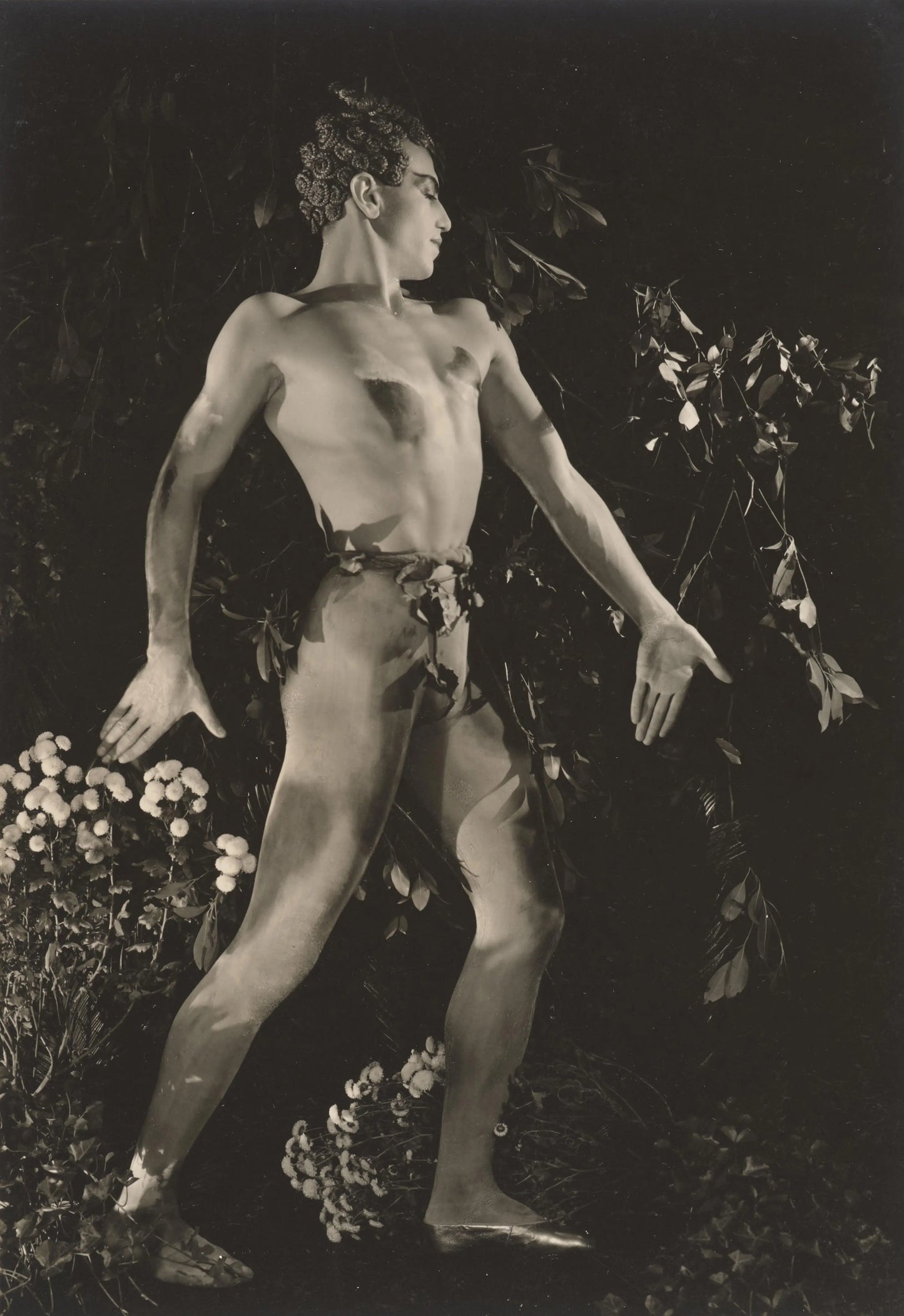 {{ product_title }} Fine Art Print | {{ product_vendor }} Jakero77 George Platt Lynes - Serge Lifar in Faun Ballet (1933) Fine Art Print Art Print Jakero77