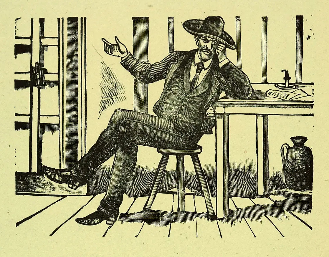 {{ product_title }} Fine Art Print | {{ product_vendor }} Jakero77 Jose Guadalupe Posada - Los Lamentos de Bruno Martinez (1900s) - 17" x 22" Print Art Print Jakero77