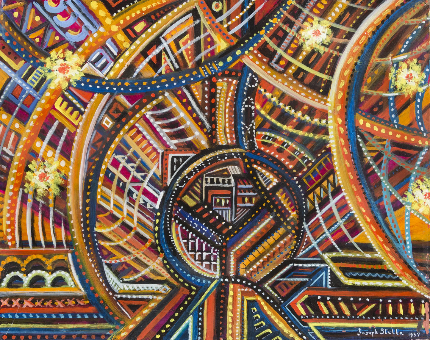 {{ product_title }} Fine Art Print | {{ product_vendor }} Jakero77 Joseph Stella - Another Light to Coney Island (1939) - 17" x 22" Fine Art Print Art Print Jakero77