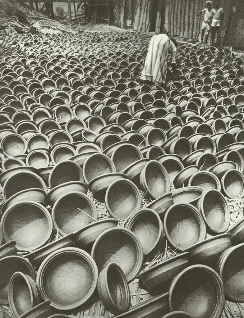 {{ product_title }} Fine Art Print | {{ product_vendor }} Jakero77 Lionel Wendt - At the Pottery Market Ceylon Sri Lanka (1930s) Fine Art Print Art Print Jakero77