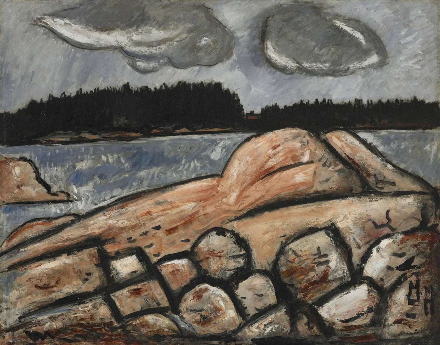 {{ product_title }} Fine Art Print | {{ product_vendor }} Jakero77 Marsden Hartley - After the Storm Vinalhaven (1938–39) Fine Art Print Art Print Jakero77
