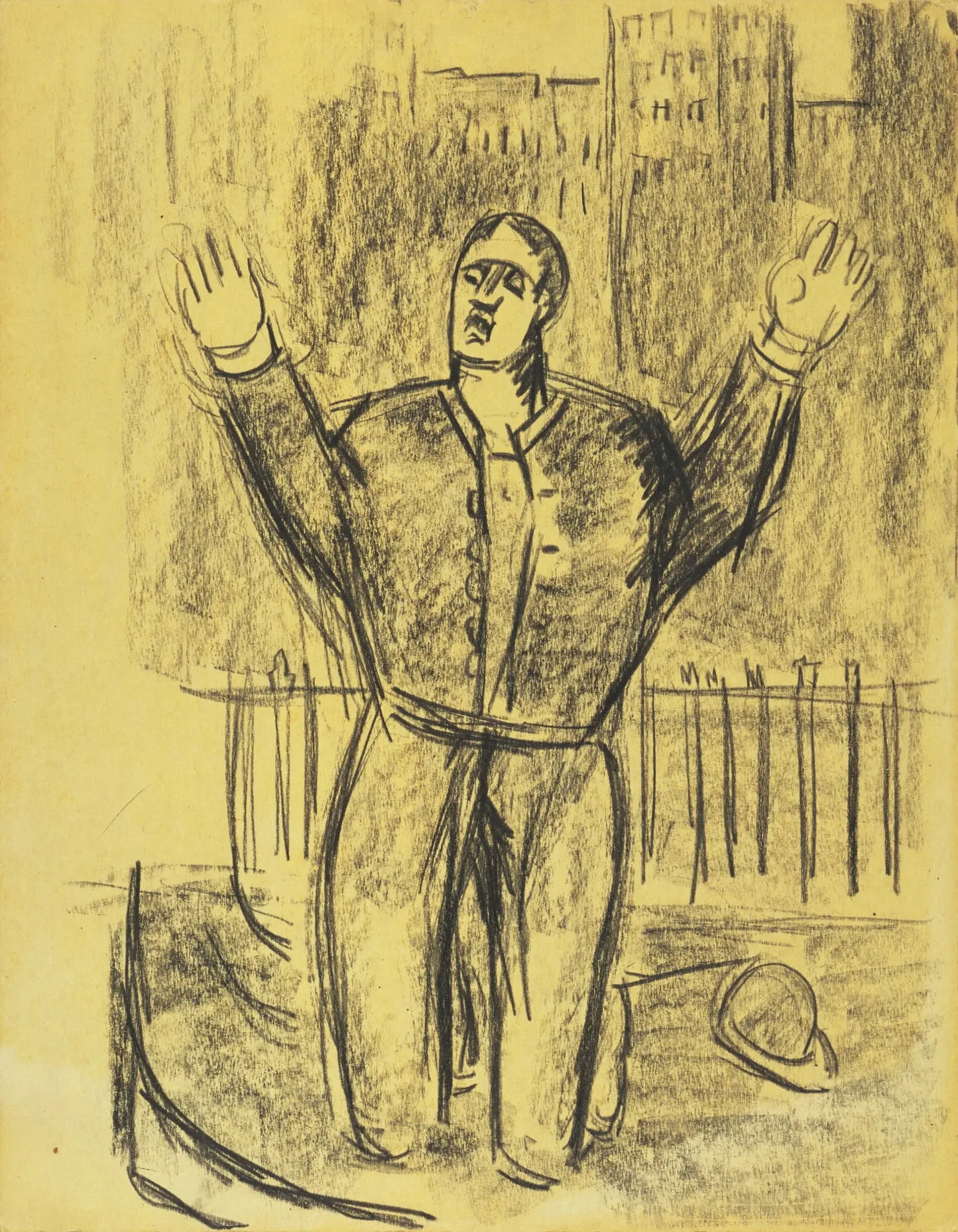 {{ product_title }} Fine Art Print | {{ product_vendor }} Jakero77 Marsden Hartley - Prayer on Park Avenue (1942) New York Fine Art Print Art Print Jakero77