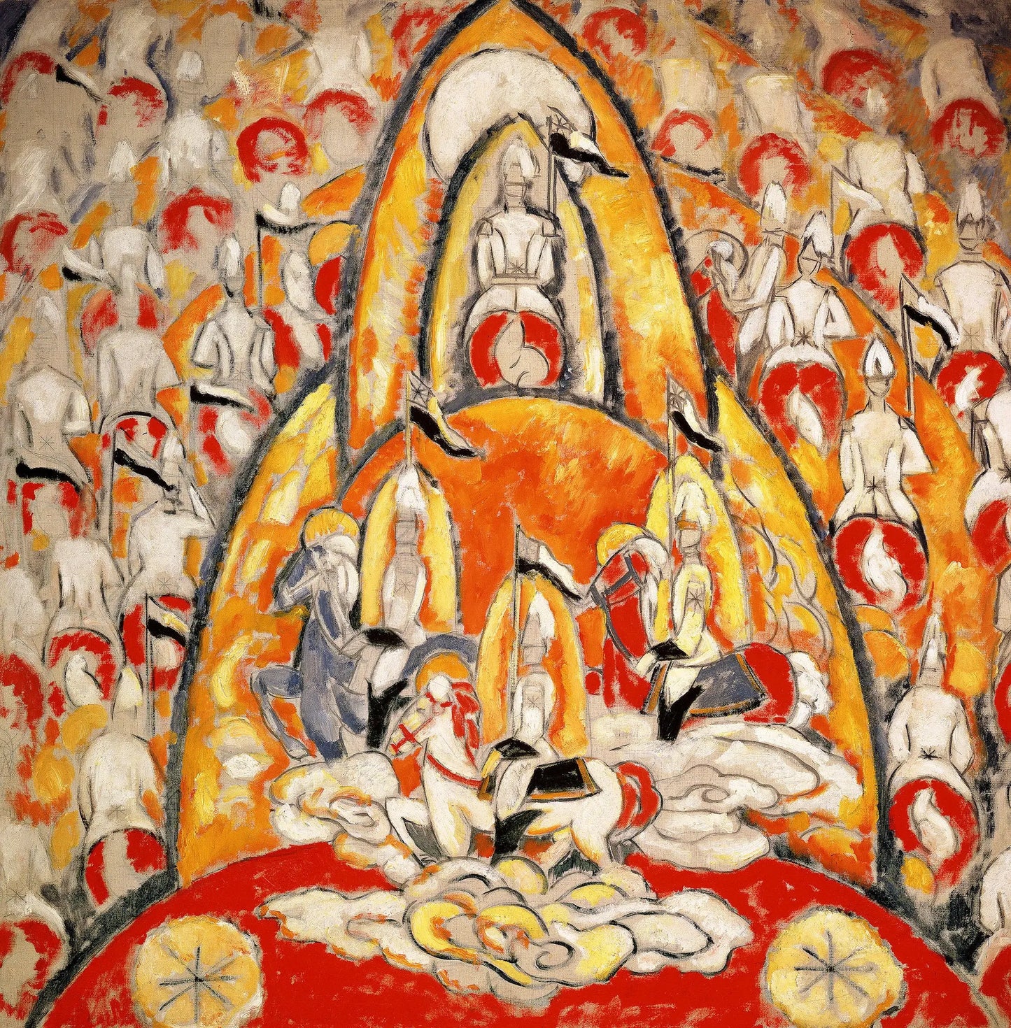 {{ product_title }} Fine Art Print | {{ product_vendor }} Jakero77 Marsden Hartley - The Warriors (1913) Fine Art Print Art Print Jakero77