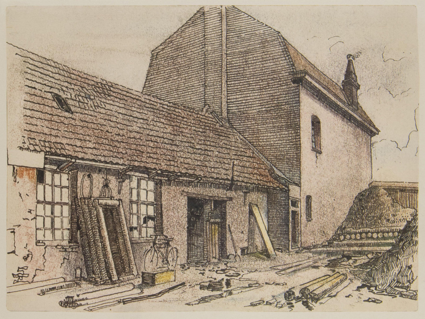 {{ product_title }} Fine Art Print | {{ product_vendor }} Jakero77 Adolf Hitler Shelter Unterstand in Fournes 1915 Fine Art Print Art Print Jakero77