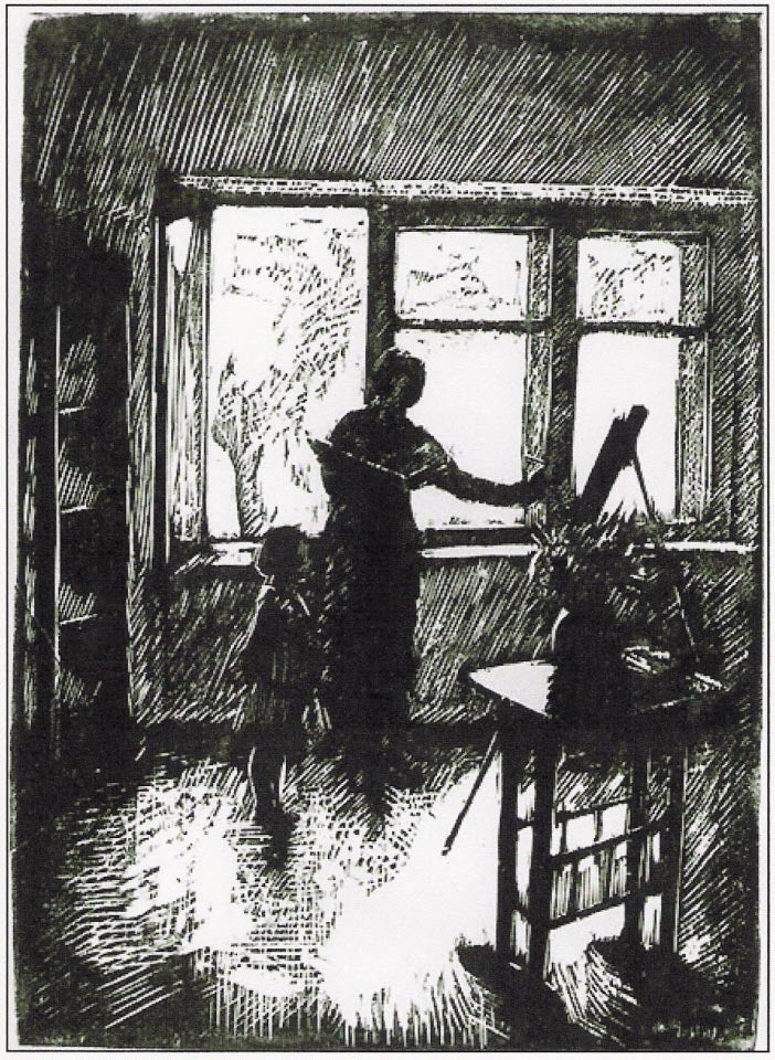 Wojciech Weiss The Painter (1928) 1926 Fine Art Print