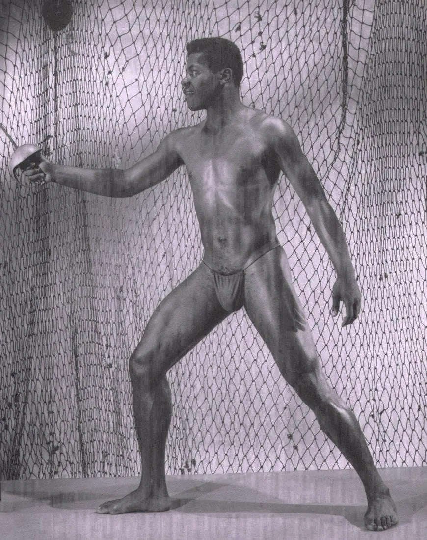 Bruce of LA - Nude Black Male Sword 1950s Gay Interest - 17