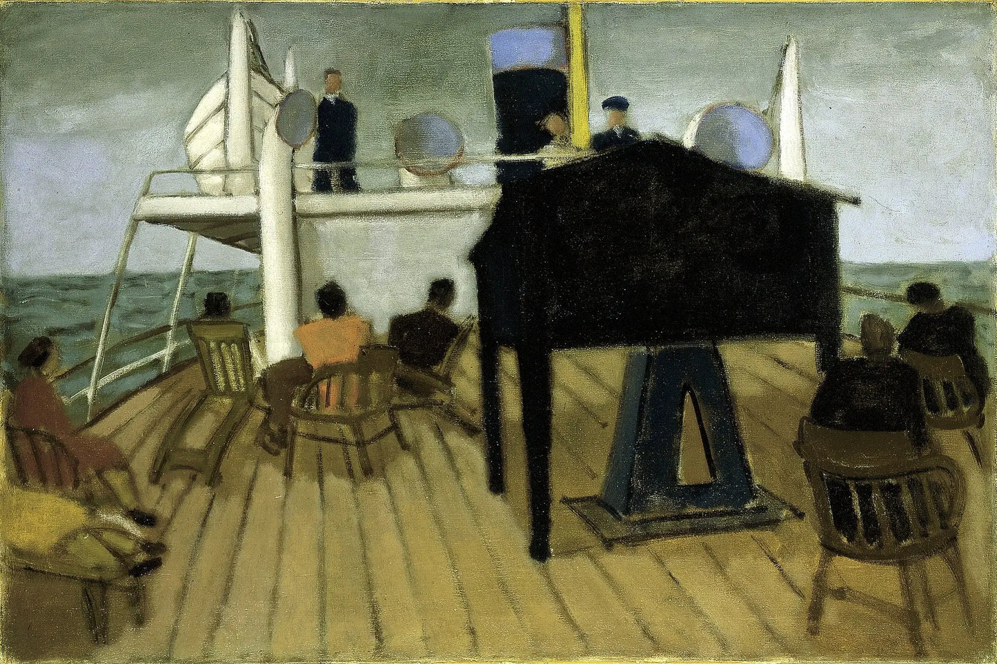 {{ product_title }} Fine Art Print | {{ product_vendor }} Jakero77 Adolph Gottlieb - Sundeck (1936) - 17" x 22" Fine Art Print Art Print Jakero77