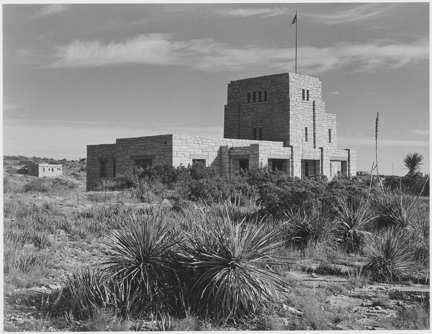 {{ product_title }} Fine Art Print | {{ product_vendor }} Jakero77 Ansel Adams - Elevator House Carlsbad Caverns New Mexico (1941) - 17" x 22" Print Art Print Jakero77