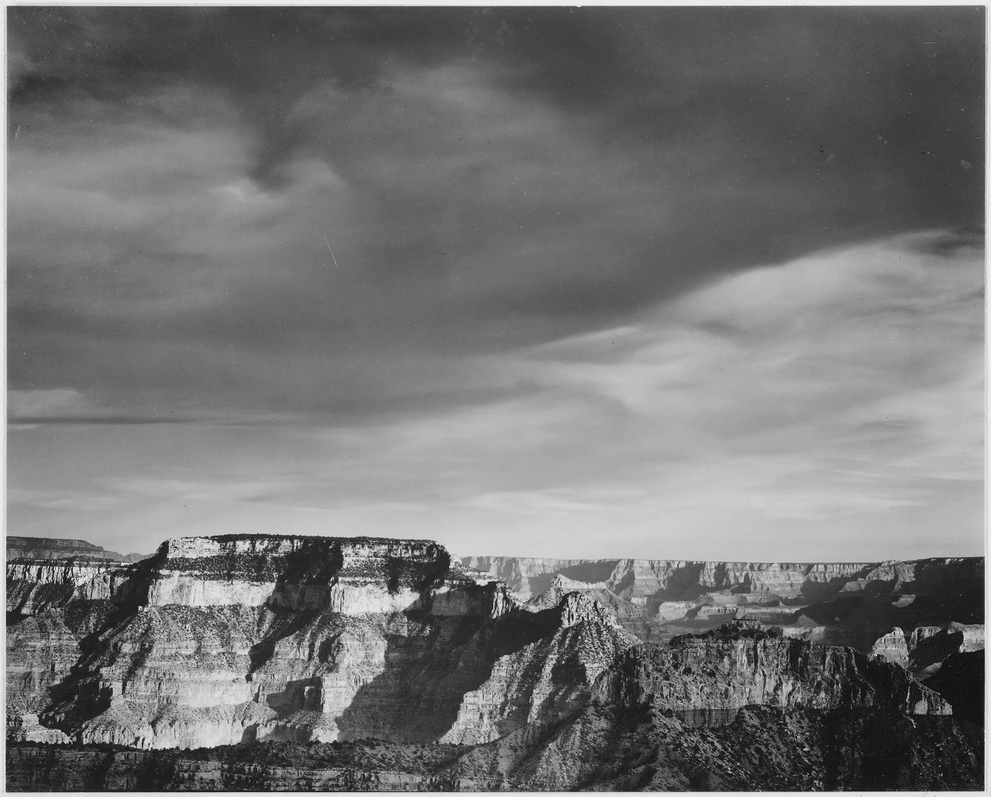 {{ product_title }} Fine Art Print | {{ product_vendor }} Jakero77 Ansel Adams - View From North Rim Grand Canyon (1941) - 17" x 22" Fine Art Print Art Print Jakero77