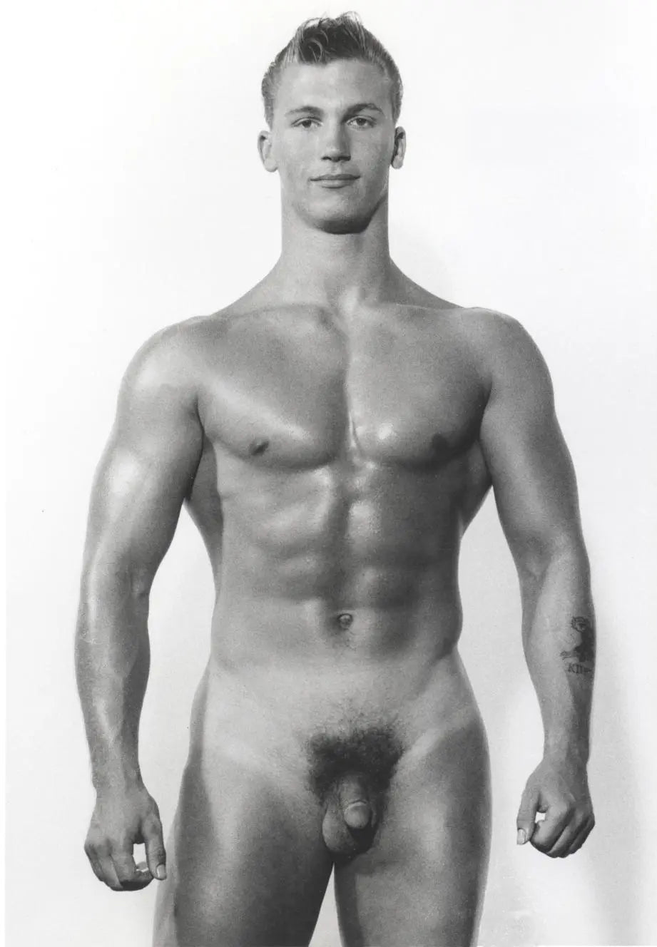 {{ product_title }} Fine Art Print | {{ product_vendor }} Jakero77 Bruce of Los Angeles Nude Kurt Freeman Homoerotic Gay Interest - 17" x 22" Fine Art Print - 2270 Art Print Jakero77