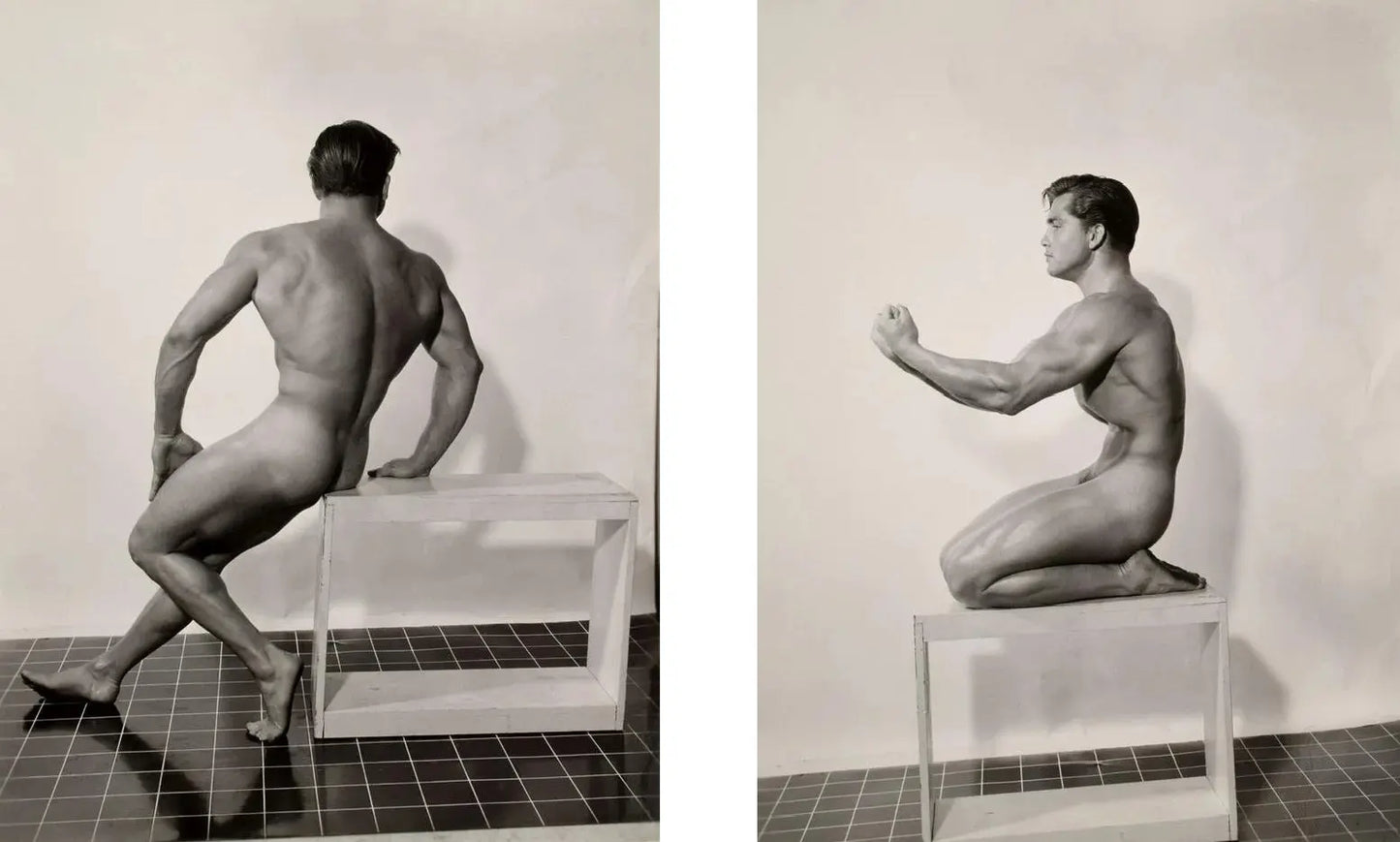 {{ product_title }} Fine Art Print | {{ product_vendor }} Jakero77 Bruce of Los Angeles Nude Male Artsy Posing Homoerotic Vintage Gay Interest - 17"x22" Fine Art Print - 1964 Art Print Jakero77