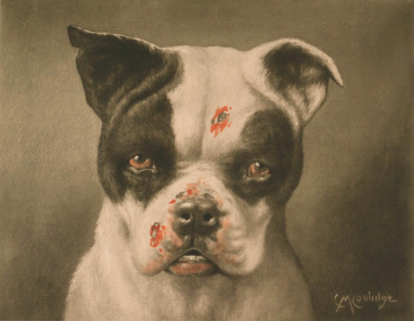 {{ product_title }} Fine Art Print | {{ product_vendor }} Jakero77 Cassius M. Coolidge - I'm a Bad Dog! What Kind of Dog are You? (1985) - 17" x 22" Fine Art Print Art Print Jakero77
