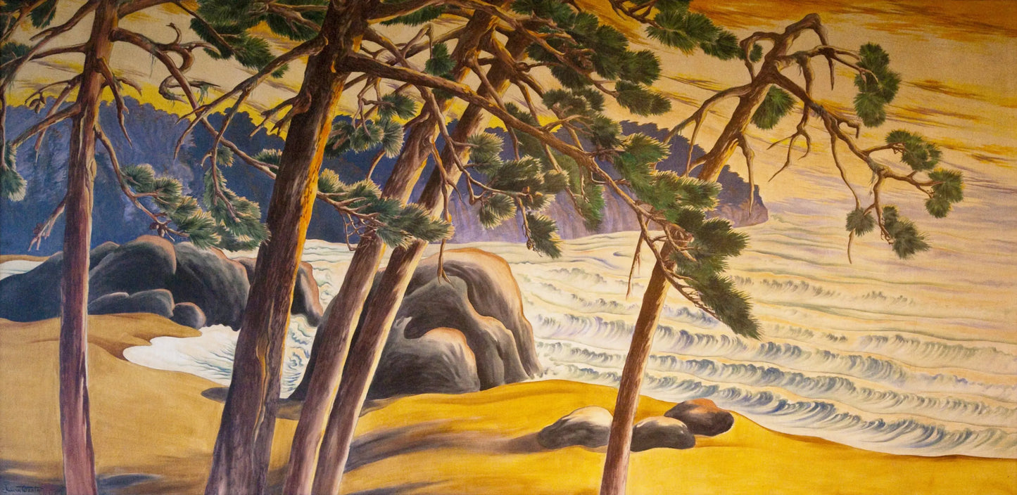 {{ product_title }} Fine Art Print | {{ product_vendor }} Jakero77 Chiura Obata - Incoming Tide (circa 1940) - 17" x 22" Fine Art Print Art Print Jakero77