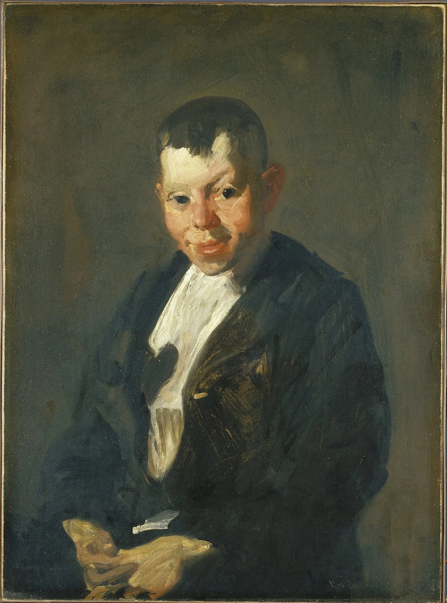 {{ product_title }} Fine Art Print | {{ product_vendor }} Jakero77 George Bellows - The Newsboy Portrait (1908) Signed - 17" x 22" Fine Art Print Art Print Jakero77