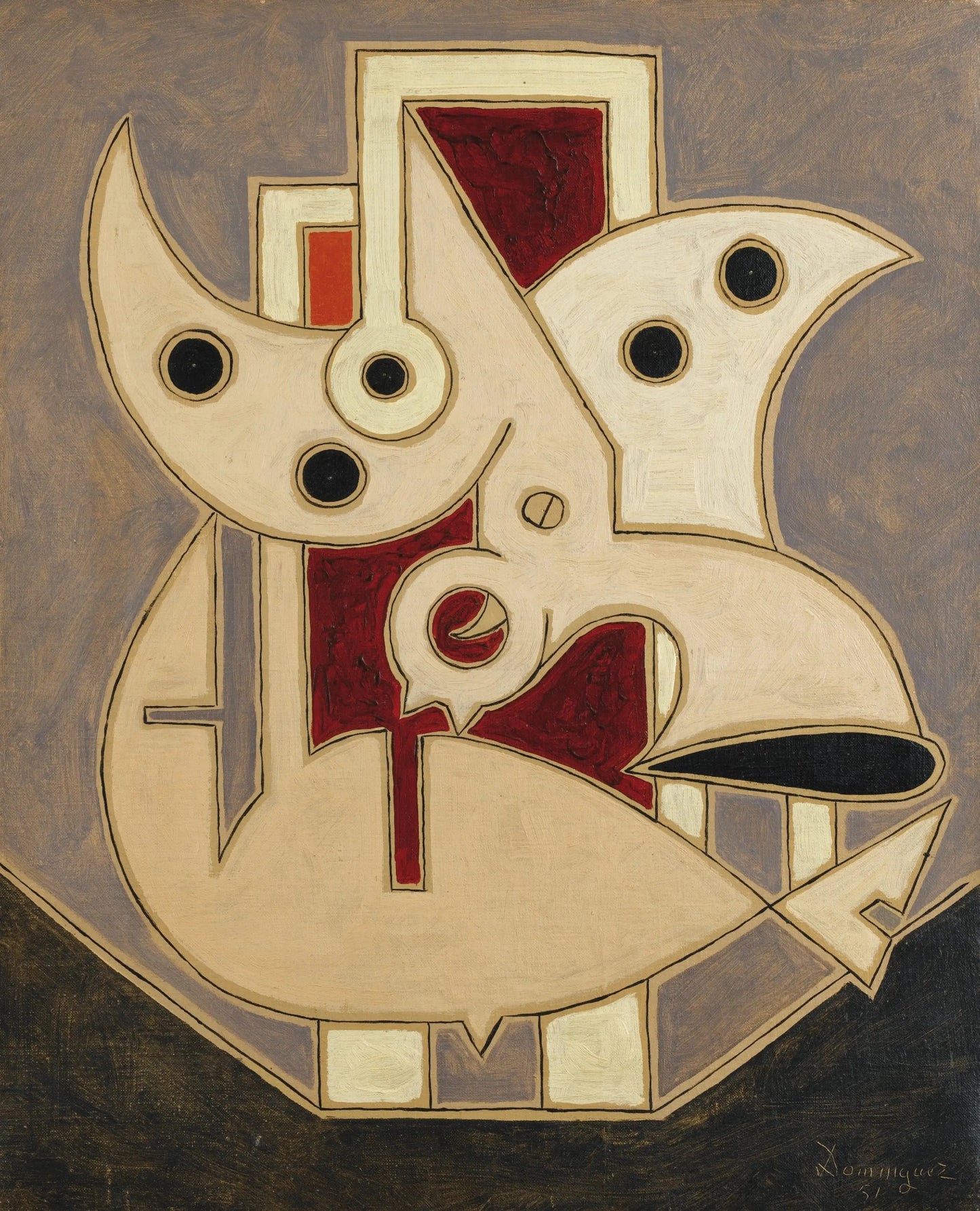 {{ product_title }} Fine Art Print | {{ product_vendor }} Jakero77 Oscar Dominguez - Revolver Fantastique (1951) Signed - 17" x 22" Fine Art Print Art Print Jakero77