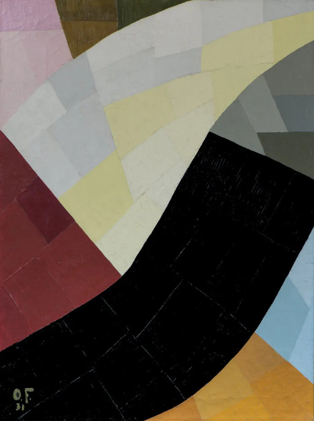 {{ product_title }} Fine Art Print | {{ product_vendor }} Jakero77 Otto Freundlich - Cosmic Communism (1938) Initialed - 17" x 22" Fine Art Print Art Print Jakero77