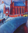 Marianne von Werefkin Church of St. Anne in Vilna 1913 Fine Art Print