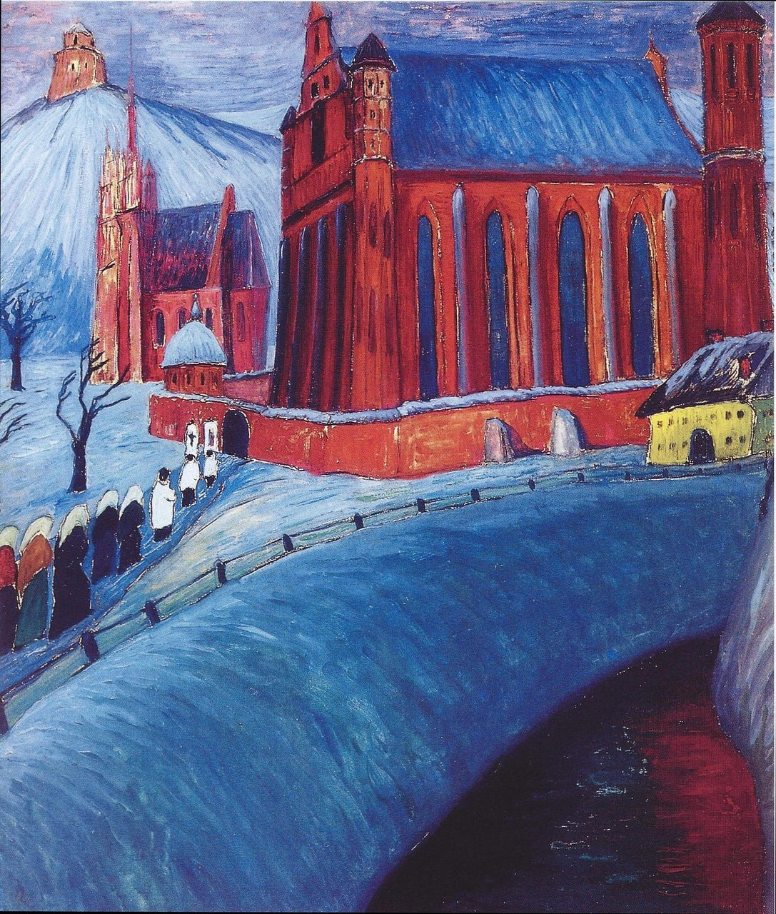 Marianne von Werefkin Church of St. Anne in Vilna 1913 Fine Art Print
