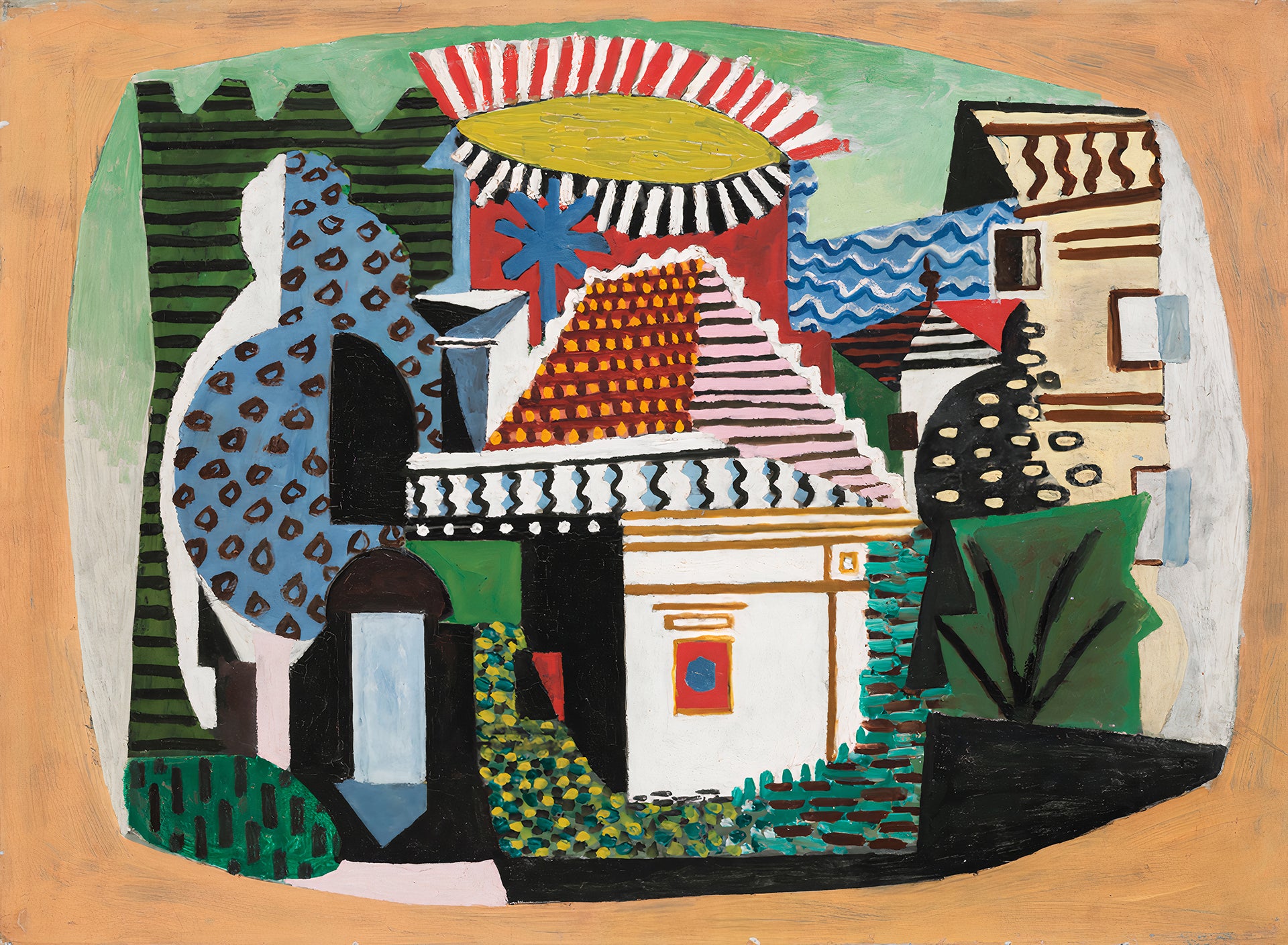 Pablo Picasso - Landscape of Juan-les-Pins (1920) - 17" x 22" Fine Art Print