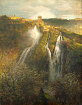 Oswald Achenbach Wasserfälle bei Tivoli 1880 Fine Art Print