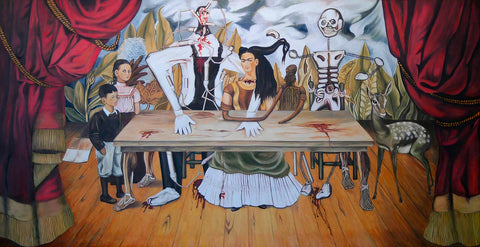Frida Kahlo - Wounded Table (1940) - 17" x 22" Fine Art Print