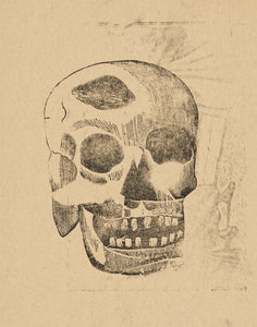 Jose Guadalupe Posada - Skull (1890) Dia de Los Muertos - 17"x22" Fine Art Print