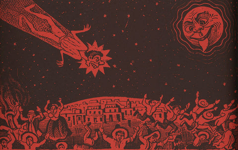 Jose Guadalupe Posada - Mama Earth & Halley's Comet (1889) - 17" x 22" Art Print