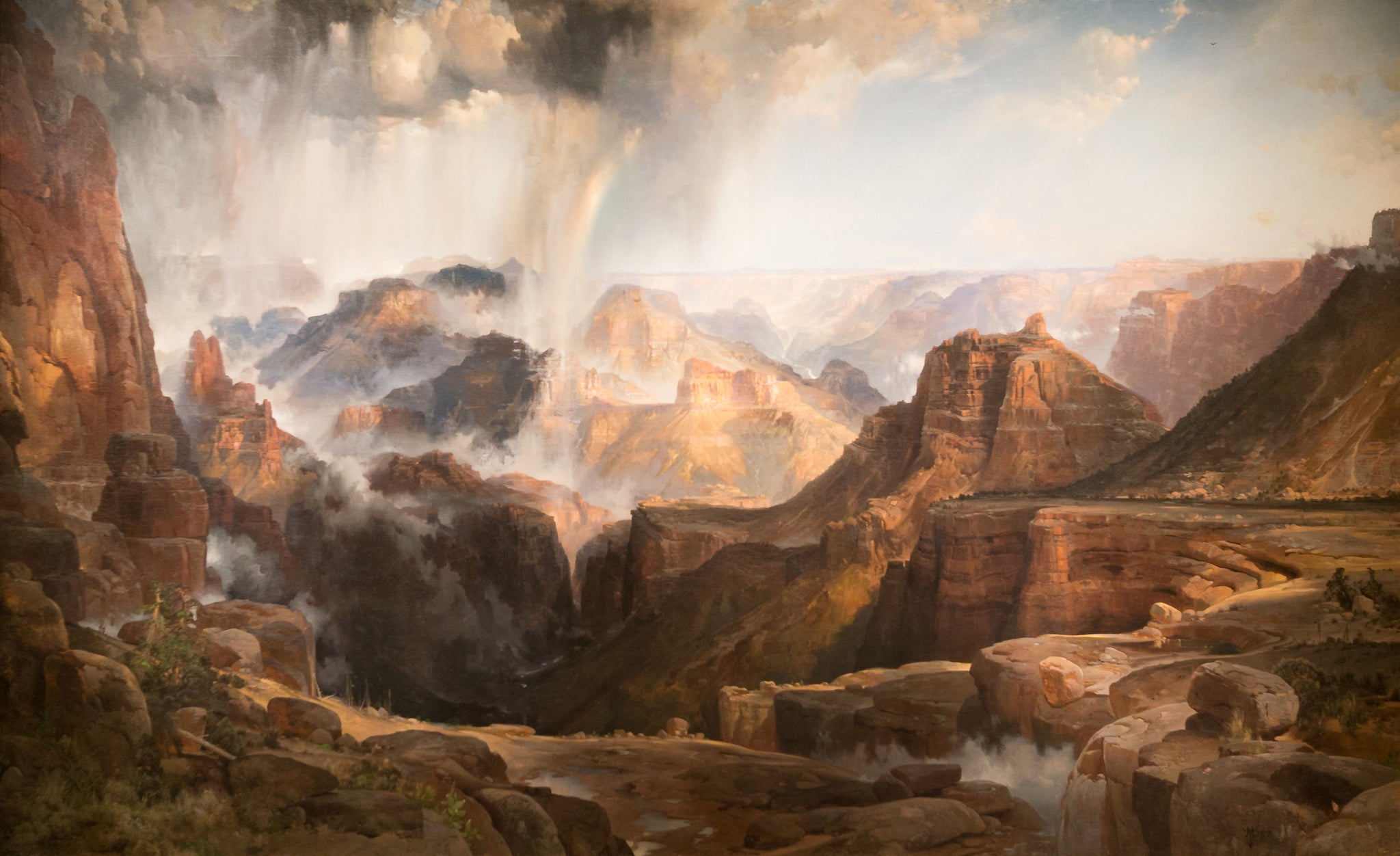 Thomas Moran - The Chasm of the Colorado (1873-74) - 17" x 22" Fine Art Print