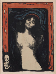 Edvard Munch - Madonna (1895) - 17" x 22" Fine Art Print