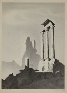 Ellison Hoover - Roman Forum (1944) - 17" x 22" Fine Art Print