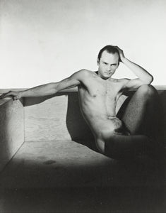 George Platt Lynes - Yul Brynner Nude Sitting (1942) - 17" x 22" Fine Art Print