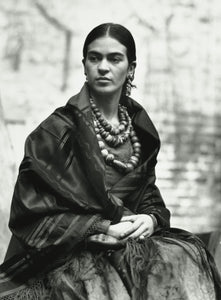 Edward Weston - Frida Kahlo Portrait Mexican Artist (1930) - 17" x 22" Art Print