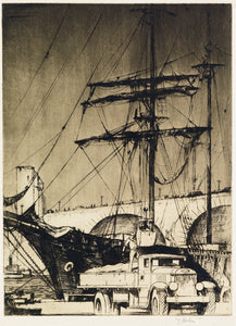 Earl Horter - Sand Schooner (1915) New York City - 17" x 22" Fine Art Print