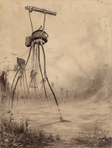 Henrique Alvim Correa - The War of the Worlds (1906) - 17" x 22" Fine Art Print