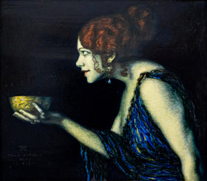 Franz Stuck -  Tilla Durieux Depicting Circe (1913) - 17" x 22" Fine Art Print