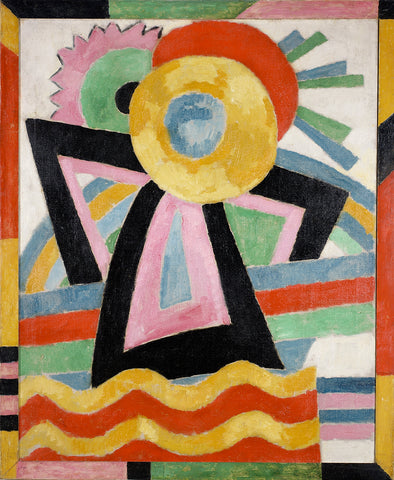 Marsden Hartley - Flower Abstraction (1914) - 17" x 22" Fine Art Print